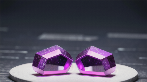 紫色の水晶