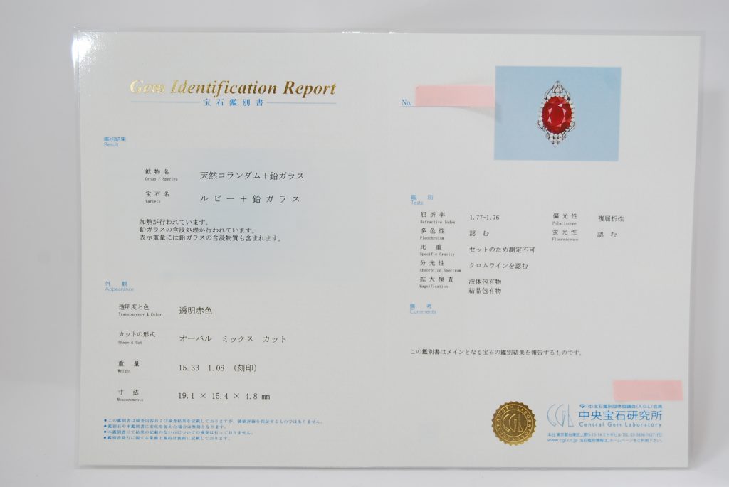 鑑別書の見方