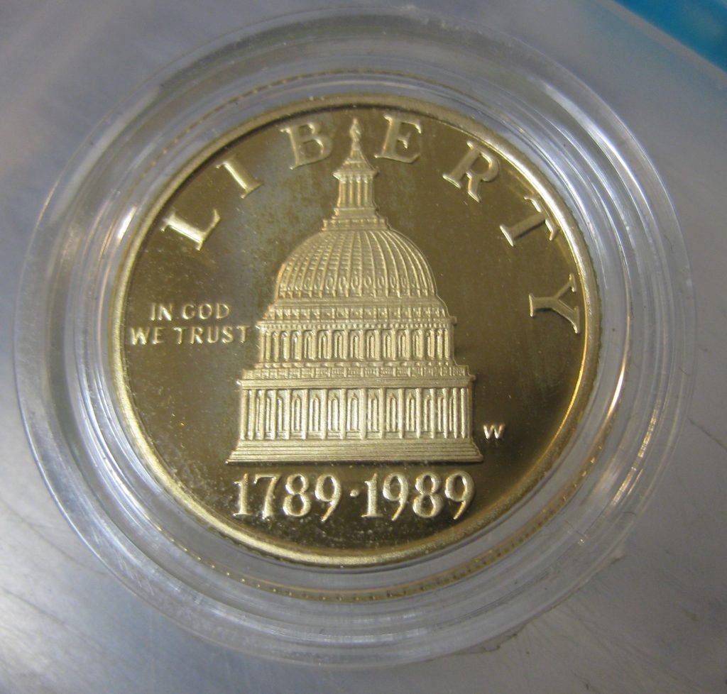 アメリカ議会200年記念5ドル金貨
