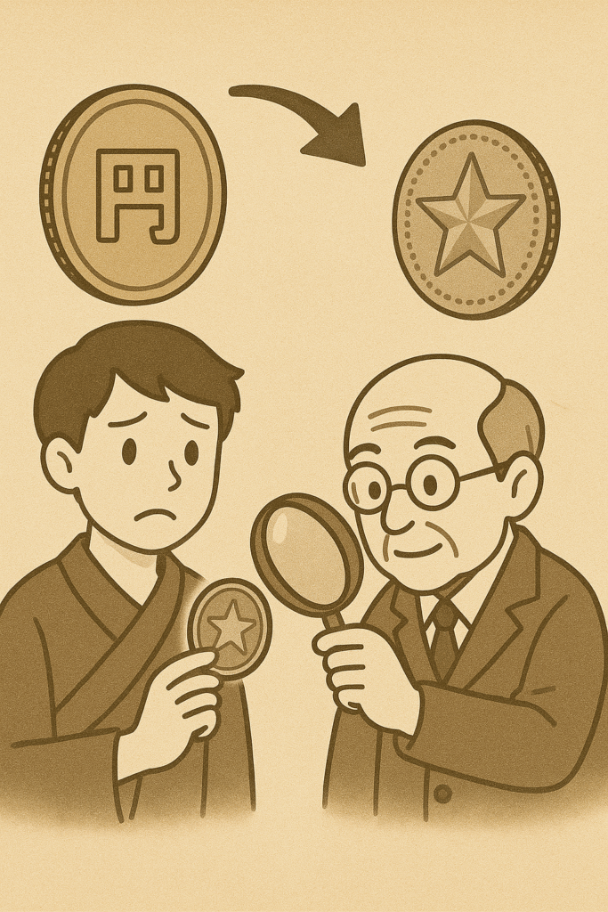 金貨の衰退と新素材の登場