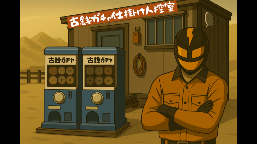 古銭ガチャ仕掛け人控室